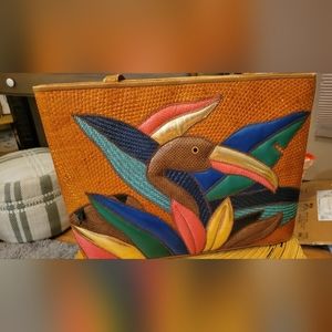Vintage Bequizo bird purse